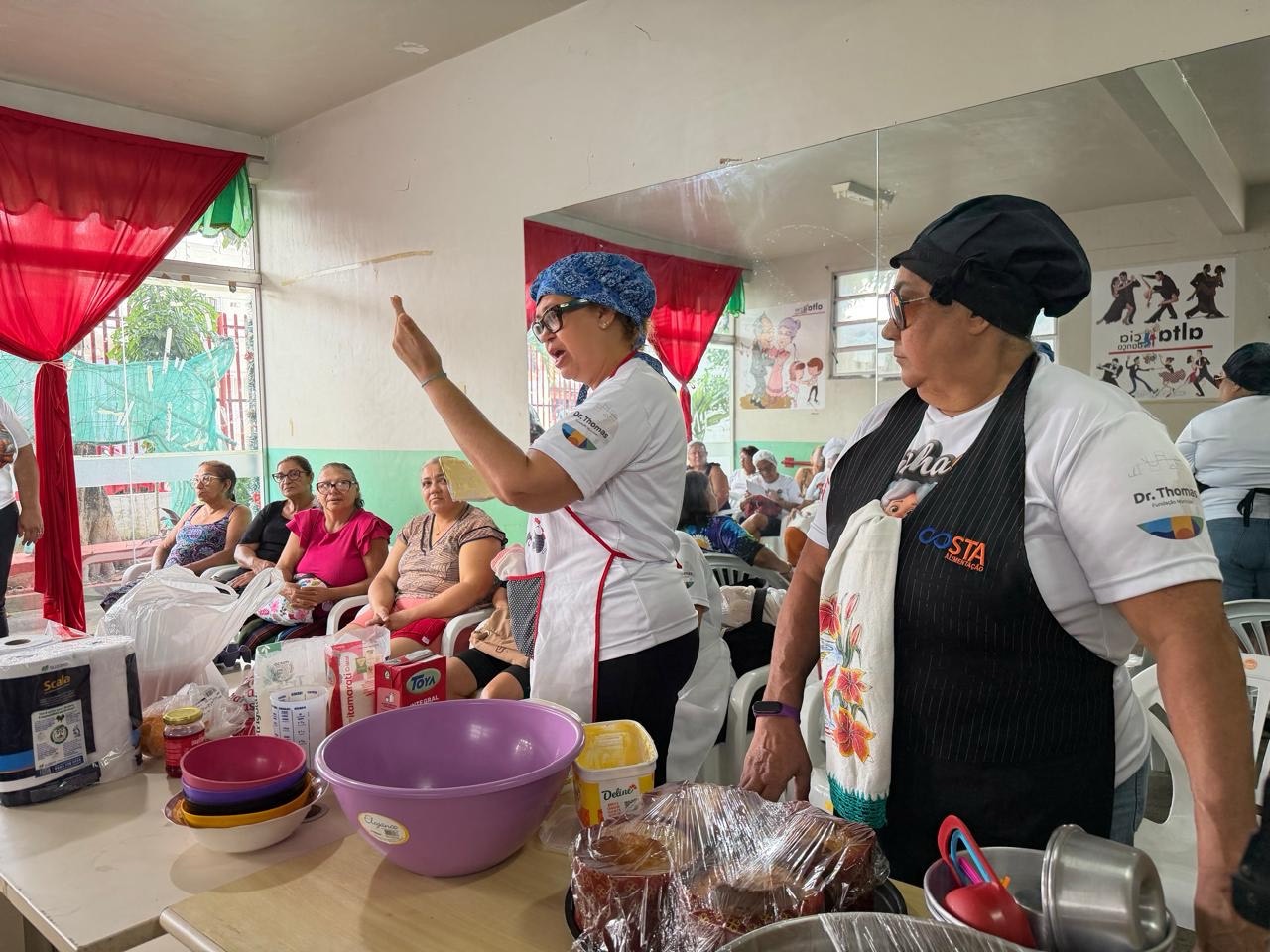 Prefeitura de Manaus promove oficina culinária que incentiva geração de renda entre pessoas idosas
