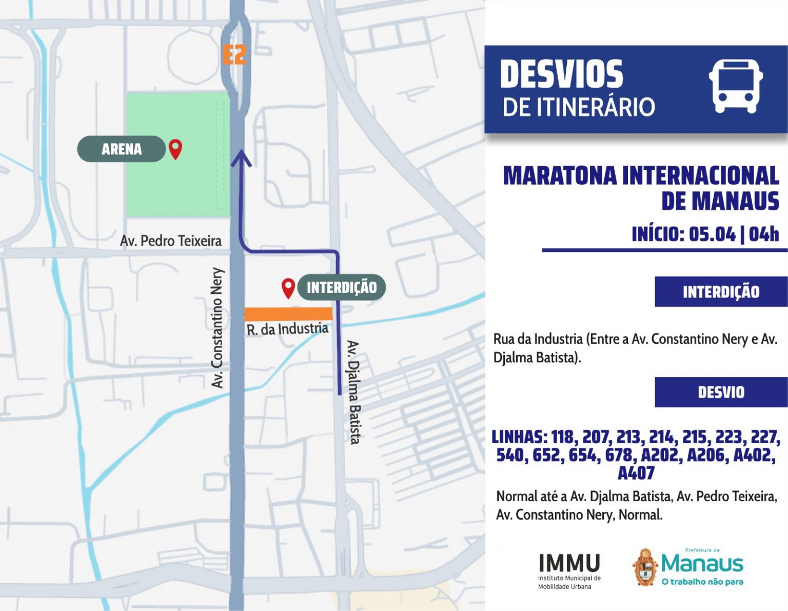 Prefeitura mobiliza mais de 200 agentes para operação especial durante Maratona Internacional de Manaus